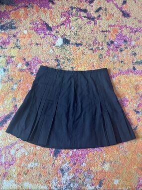 Club Monaco Pleated Mini Skirt